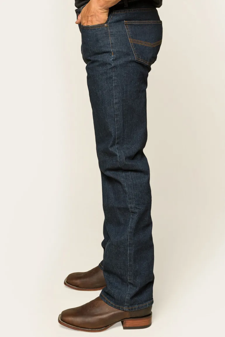 Sturt Mens Relaxed Leg Jeans - Dark Blue