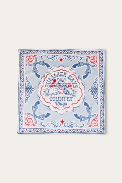 Summer Days Bandana Scarf - White