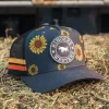 Sunflowers Kids Trucker Cap - Black / Multi