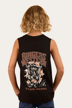 Take No Bull Kids Muscle Tank - Black