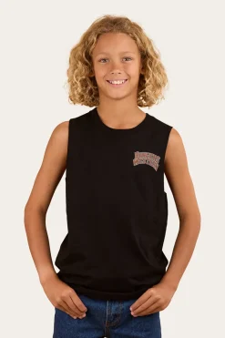 Take No Bull Kids Muscle Tank - Black