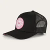 Tara Ponytail Trucker Cap - Black