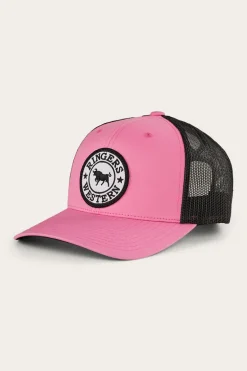 Tara Ponytail Trucker Cap - Melon
