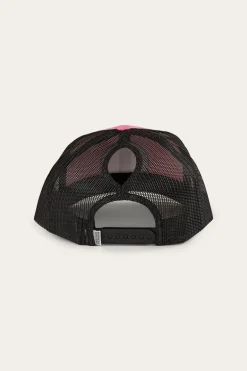Tara Ponytail Trucker Cap - Melon