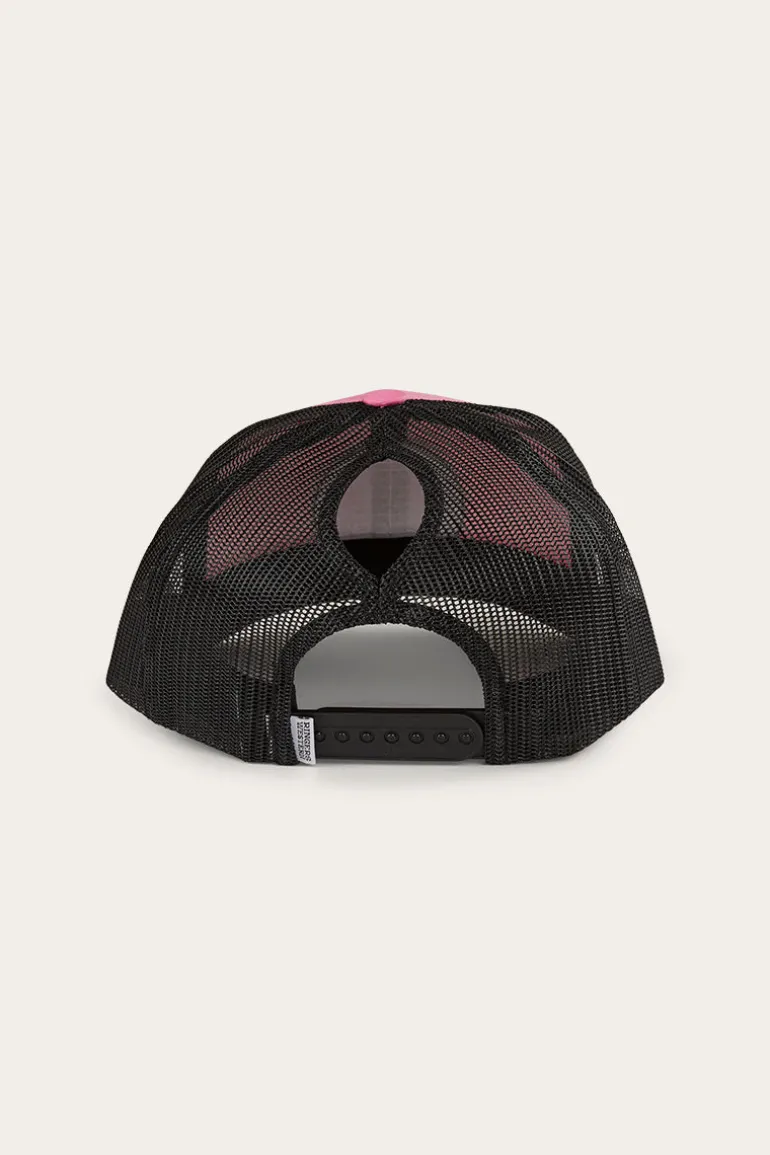 Tara Ponytail Trucker Cap - Melon