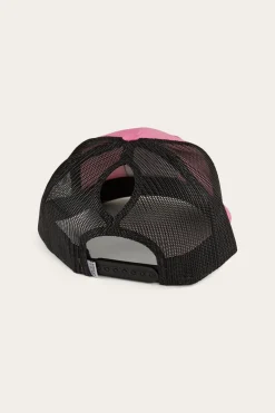 Tara Ponytail Trucker Cap - Melon