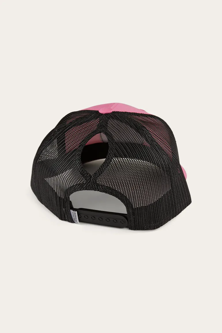 Tara Ponytail Trucker Cap - Melon