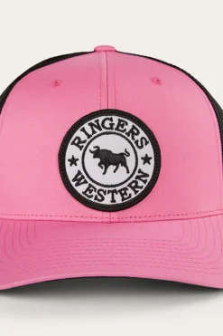 Tara Ponytail Trucker Cap - Melon