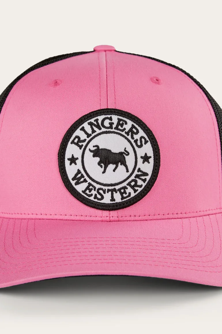 Tara Ponytail Trucker Cap - Melon