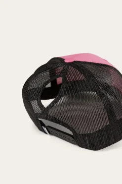 Tara Ponytail Trucker Cap - Melon