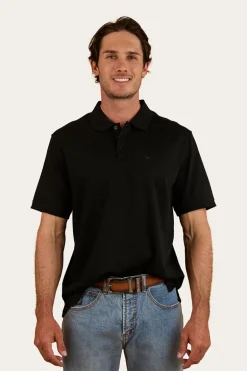 Tech Mens Polo - Black