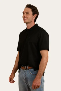 Tech Mens Polo - Black