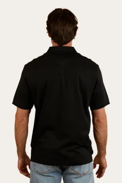Tech Mens Polo - Black