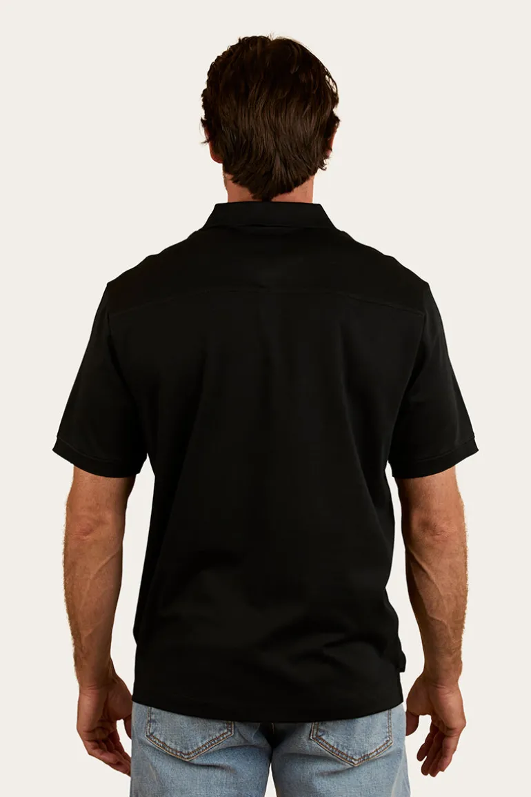 Tech Mens Polo - Black