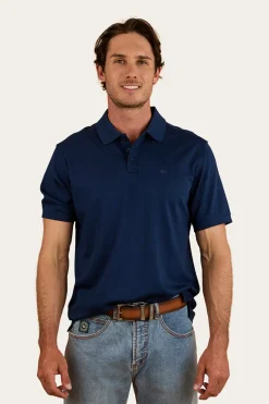Tech Mens Polo - Navy