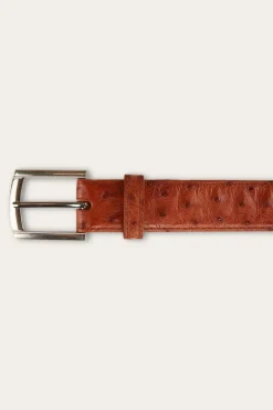 Telford Belt - Chestnut Ostrich