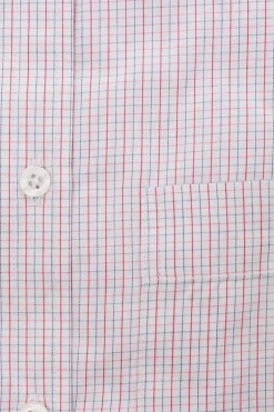 Territory Womens Check Dress Shirt - Red/Blue
