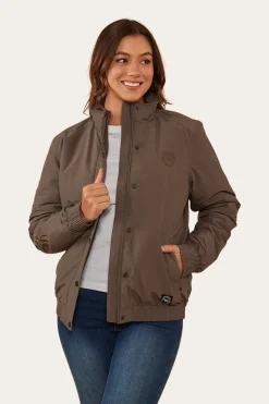 Tesbury Womens Jacket - Brown/Military