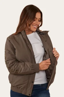 Tesbury Womens Jacket - Brown/Military