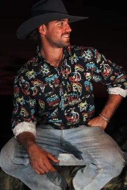 The Dyno Mens Limited Edition Work Shirt - Black / Multi