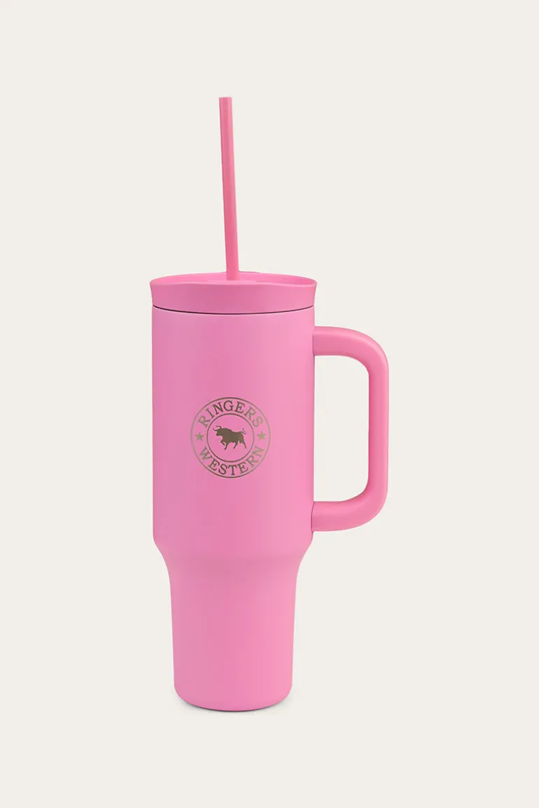 The Original Roadie Drink Bottle - Pastel Pink