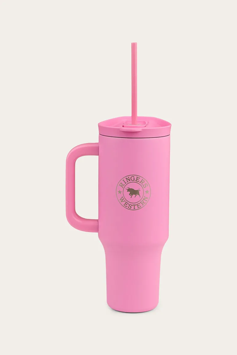 The Original Roadie Drink Bottle - Pastel Pink