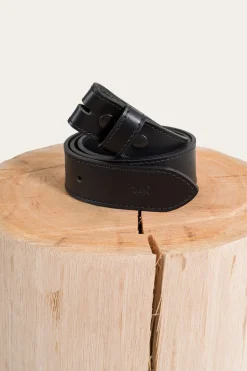 Tibbs Leather Belt Strap - Black