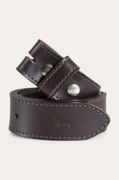 Tibbs Leather Belt Strap - Dark Chocolate