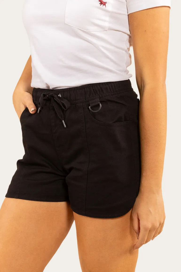 Tora Womens Heavy Weight Ruggers - Black