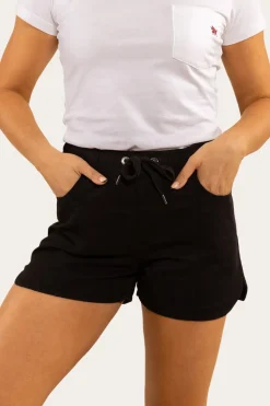 Tora Womens Heavy Weight Ruggers - Black