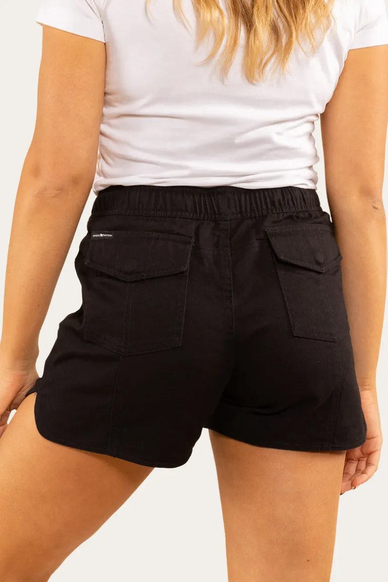 Tora Womens Heavy Weight Ruggers - Black