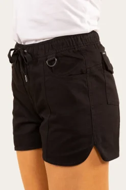 Tora Womens Heavy Weight Ruggers - Black
