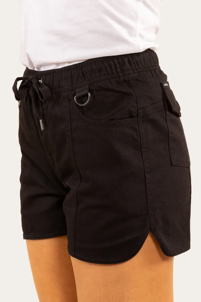 Tora Womens Heavy Weight Ruggers - Black