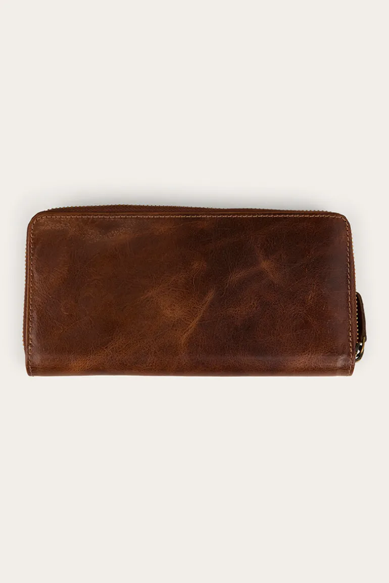 Toro Dama Zip Purse - Cognac