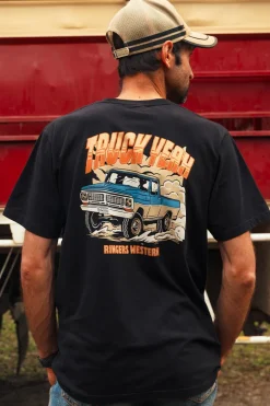 Truck Yeah Mens Loose Fit T-Shirt - Black