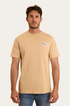Up North Unisex T-Shirt - Dark Sand