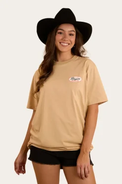 Up North Unisex T-Shirt - Dark Sand