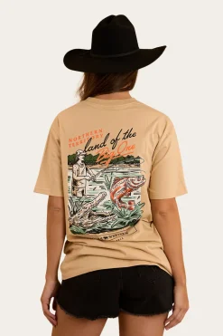 Up North Unisex T-Shirt - Dark Sand