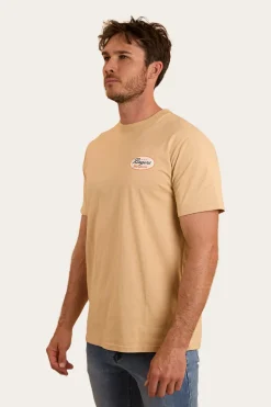 Up North Unisex T-Shirt - Dark Sand