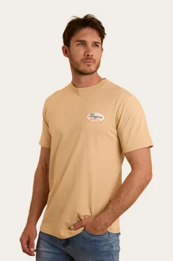 Up North Unisex T-Shirt - Dark Sand