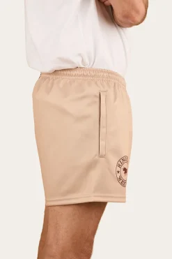 Walkabout Warrior Footy Short - Dark Sand / Multi