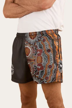Walkabout Warrior Footy Short - Charcoal / Multi