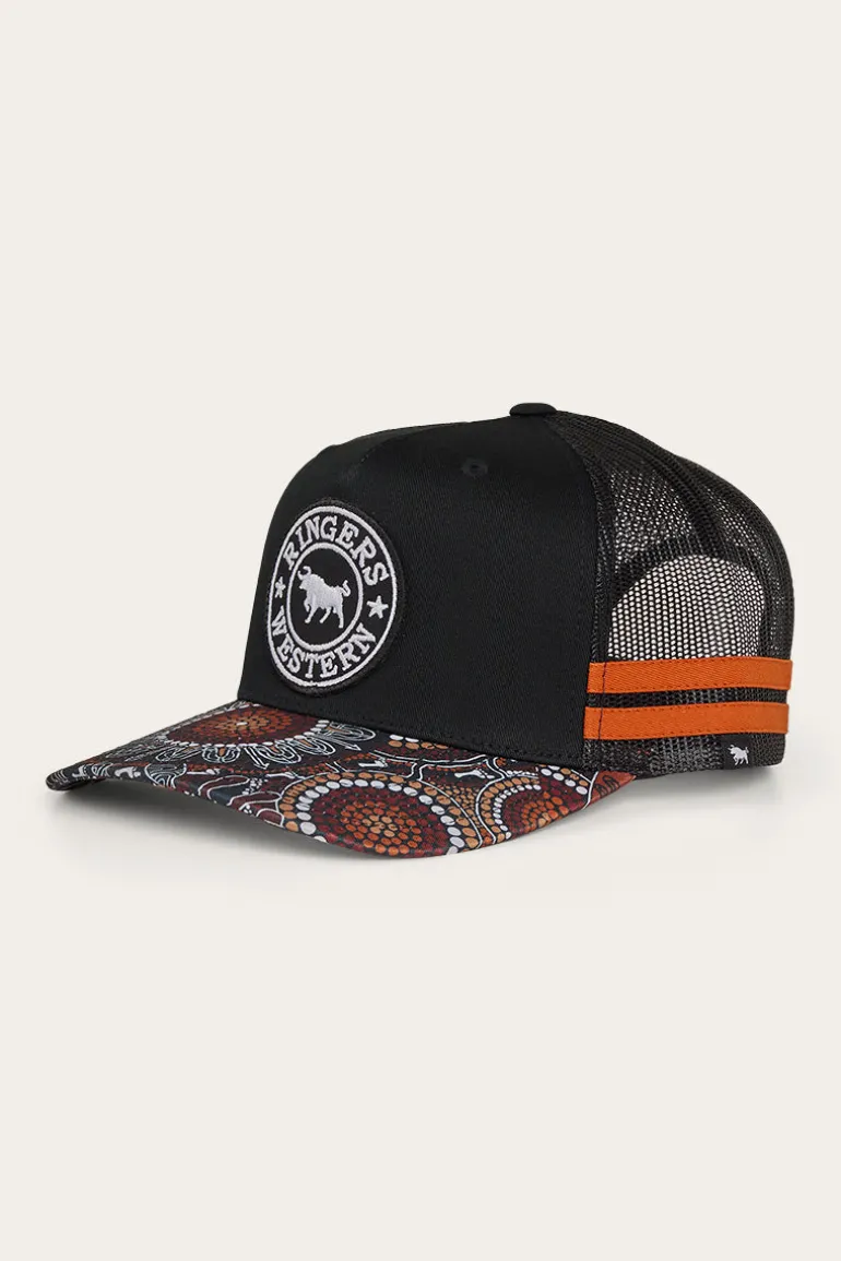Walkabout Warrior Trucker Cap - Black