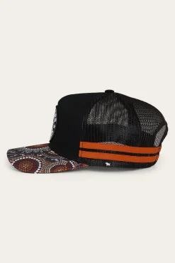 Walkabout Warrior Trucker Cap - Black