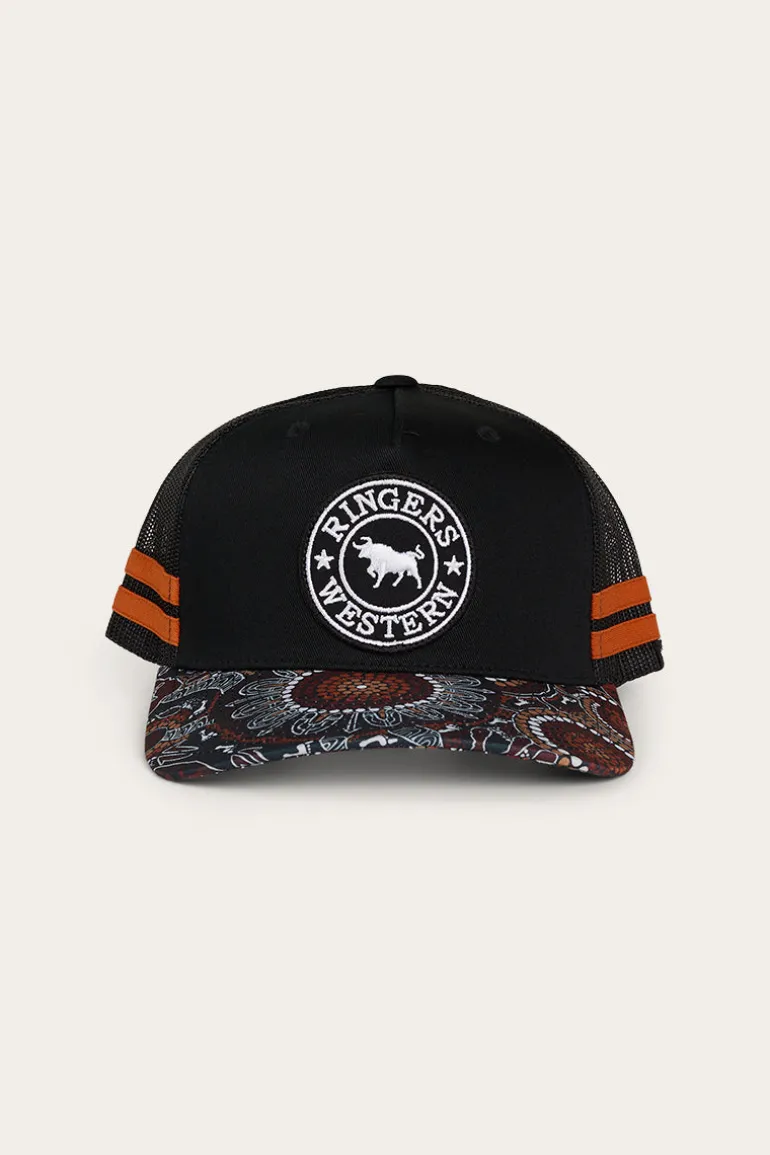 Walkabout Warrior Trucker Cap - Black