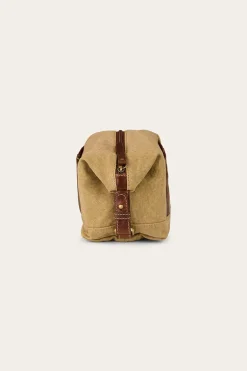 Waxicanvas Toiletry Bag - Cognac