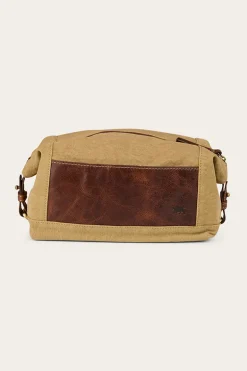 Waxicanvas Toiletry Bag - Cognac