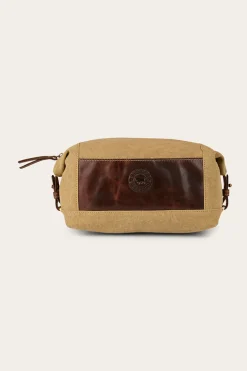 Waxicanvas Toiletry Bag - Cognac