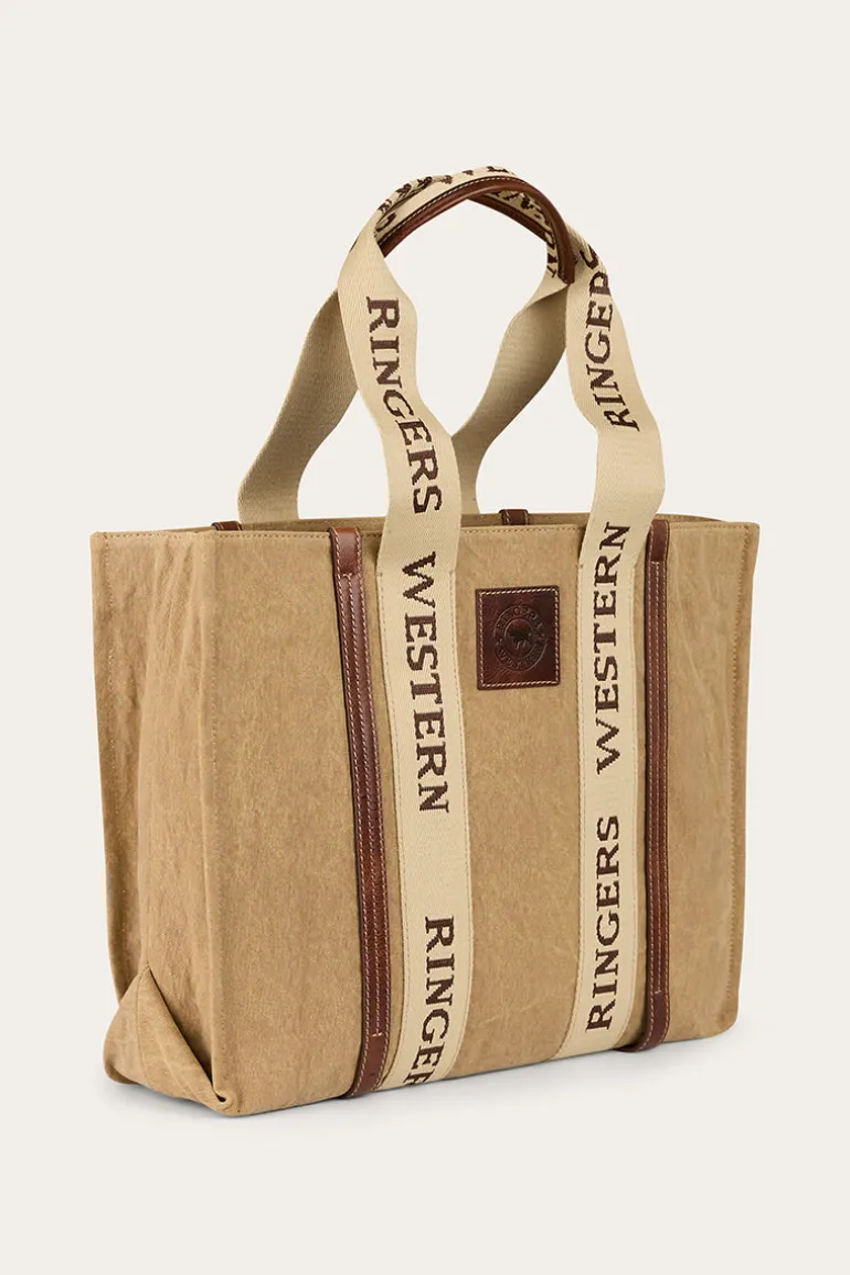 Waxicanvas Tote Shopper - Sand