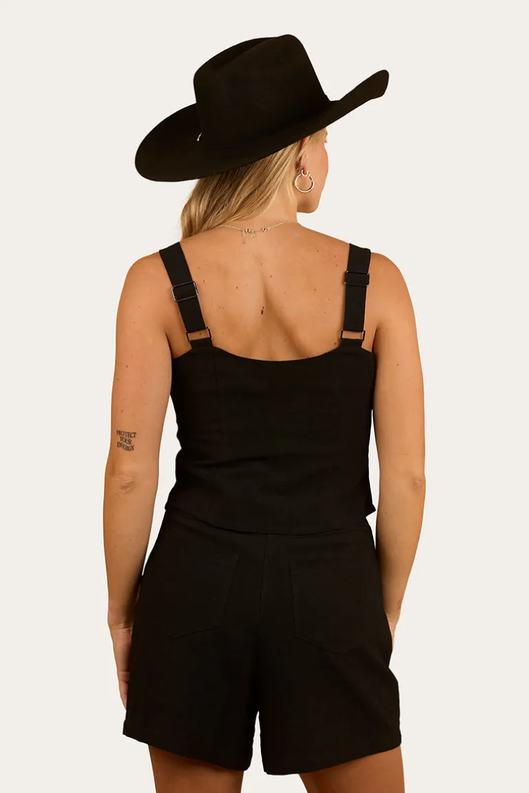 Westley Embroidered Short - Black